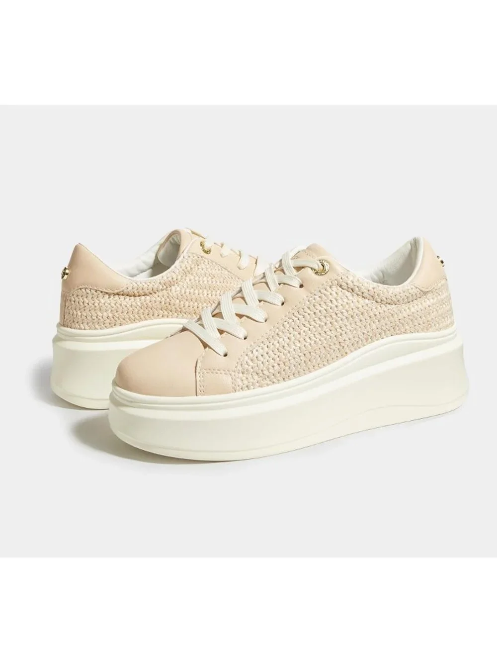 🆕Women's Khaki Platform Fashion Sneakers Classic Low Top Thick Sole Casual